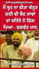 ਮੈਂ ਬੂਟ ਦਾ ਫੀਤਾ ਬੰਨ੍ਹਣ ਲਈ ਵੀ ਬੈਠ ਜਾਵਾਂ ਤਾਂ ਕਹਿੰਦੇ ਨੇ ਡਿੱਗ ਪਿਆ - ਭਗਵੰਤ ਮਾਨ