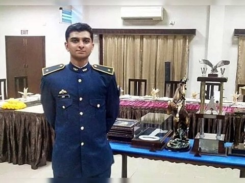 Sweet Memories of Shaheed Flt Lt Umar Shahzad Embraced Shahdat On 24 September 2016 In F7 Jet Crash