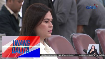 VP Duterte, hindi pa rin sumipot sa Kamara para talakayin ang budget ng kaniyang opisina | Unang Balita