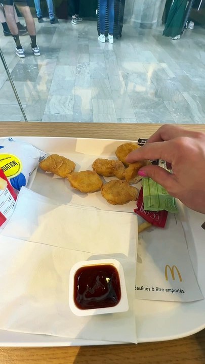 Un porte clé en Chicken nuggets 