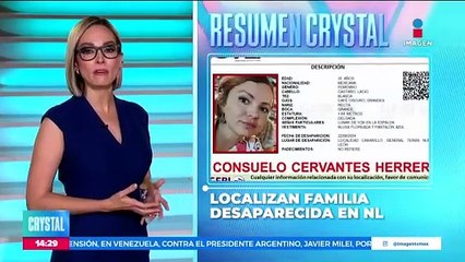 Fiscalía localiza a familia desaparecida en Nuevo León