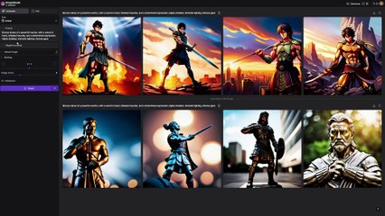 Como gerar imagens de IA com difusão estável