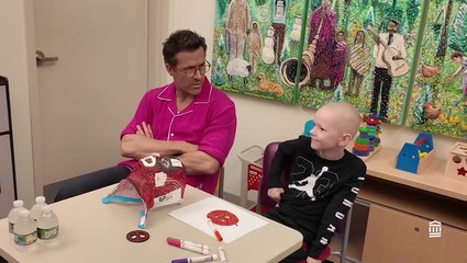 Ryan Reynolds surprises young Deadpool fan battling cancer with special hospital visit