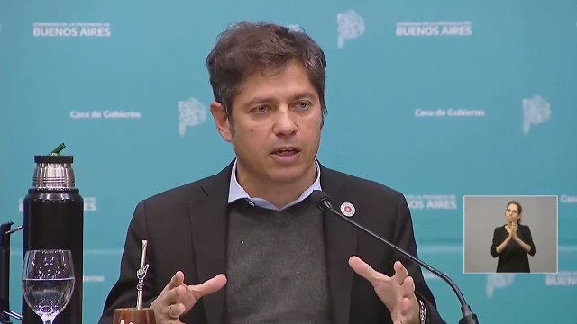 Axel Kicillof: Esperemos que Javier Milei no espante a Petronas