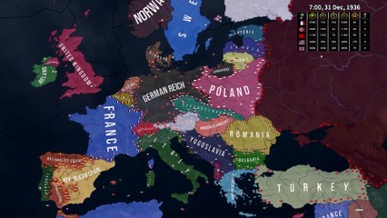 What if Countries Cannot Surrender in WW2 - HOI4 Timelapse