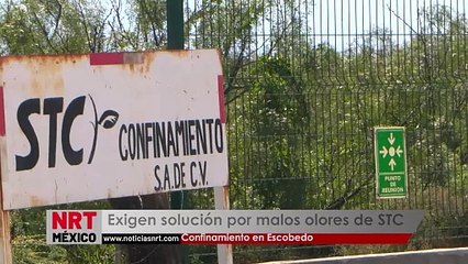 Exigen solución por malos olores de STC Confinamiento en Escobedo