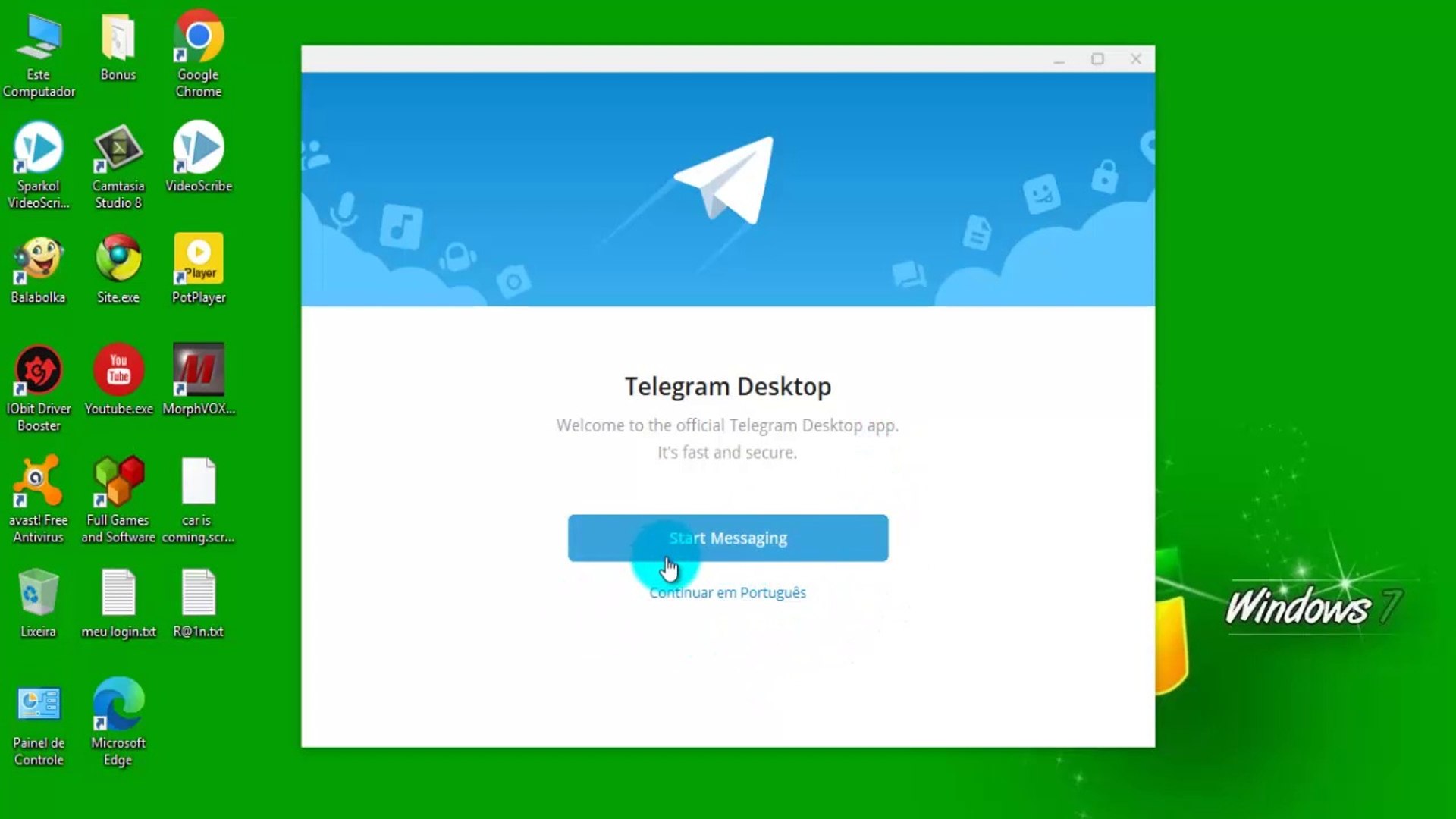 COMO BAIXAR, INSTALAR E USAR O TELEGRAM DESKTOP NO WINDOWS 10 64 BITS
