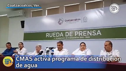 Download Video: CMAS Coatzacoalcos activa programa de distribución de agua; estas colonias son las más afectadas