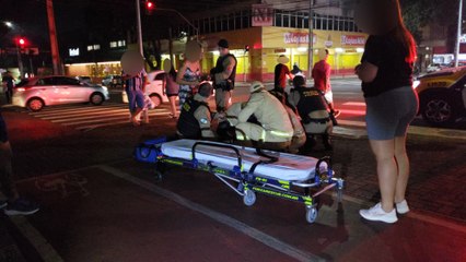 Jovem de 23 anos passa mal durante pedalada e é atendido pelo Siate