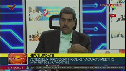 Venezuela | President Maduro’s meeting with Repsol authorities