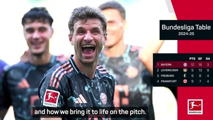 Muller having 'fun' with Bayern's style of play