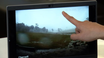 Rare footage reveals inside of a destructive tornado in Victoria's northeast, leaving a 25km trail