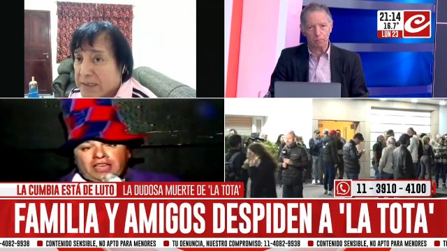 Ricky Maravilla sobre la muerte de La Tota Santillán : Yo lo notaba muy triste