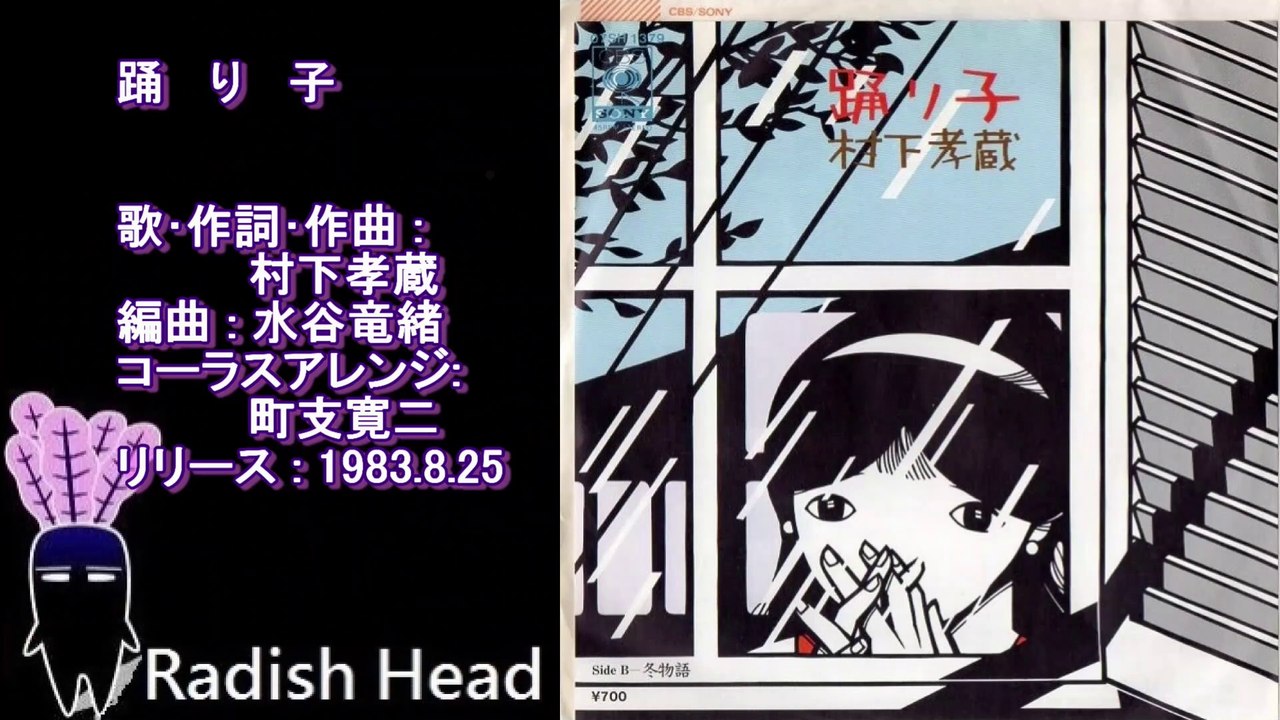 踊り子 + 冬物語　村下孝蔵　1983