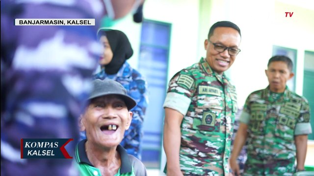 Warga Antusias Hadiri Baksos Sambut HUT Ke-79 TNI di Korem 101/Antasari