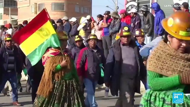 Llegó a La Paz la autodenominada 'Marcha para salvar Bolivia', liderada por Evo Morales