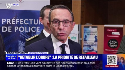 Bruno Retailleau affirme qu'il "ne (s)'interdi(t) pas une nouvelle loi" sur l'immigration lors de son premier déplacement