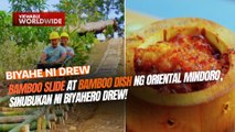 Bamboo slide at bamboo dish ng Oriental Mindoro, sinubukan ni Biyahero Drew! | Biyahe ni Drew