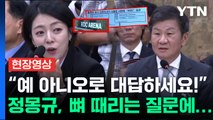 '홍명보'보다  더 큰 문제 가져왔다...배현진 질문에 정몽규 '혼쭐' [현장영상] / YTN