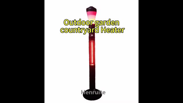 Modern 1500W Standing Floor Electric Heater Indoor/Outdoor Patio Infrared Heater for Garden
