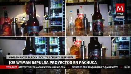 Joe Wyman, exbaterista de Scorpions, vende cerveza artesanal en Pachuca
