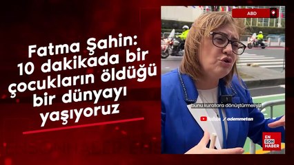 Gaziantep Büyükşehir Belediye Başkanı Şahin, BM toplantılarına katıldı