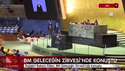 Hakan Fidan: Birleşmiş Milletler gereken liderliği gösteremiyor