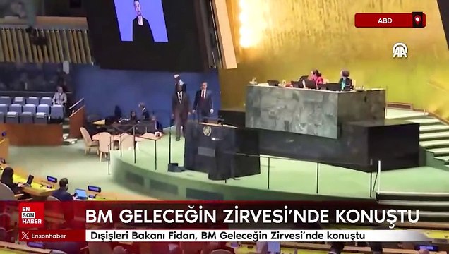 Hakan Fidan: Birleşmiş Milletler gereken liderliği gösteremiyor