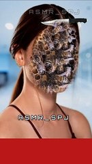 Smoothly removal Face occupied Bee's || Asmr animation #satisfying