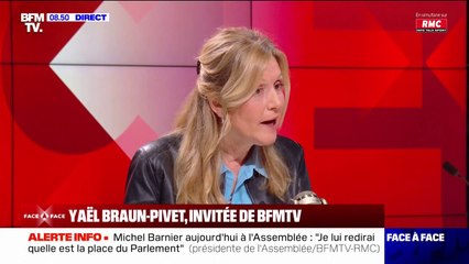 Réforme des retraites: "Ne touchons pas à l'âge que nous avons repoussé", déclare Yaël Braun-Pivet