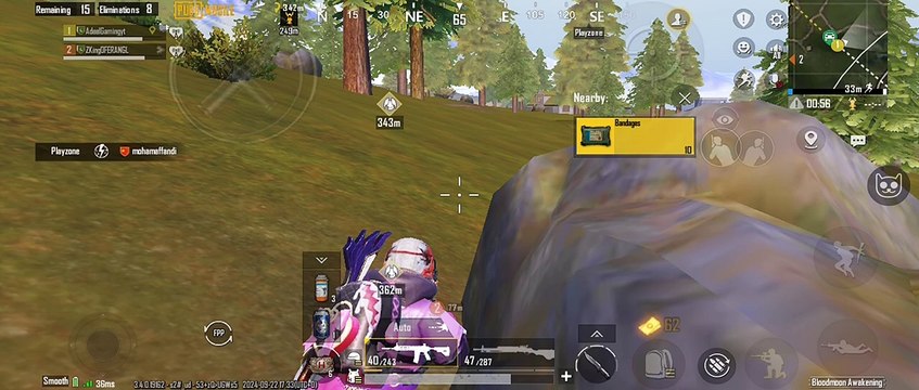 Intense fight
