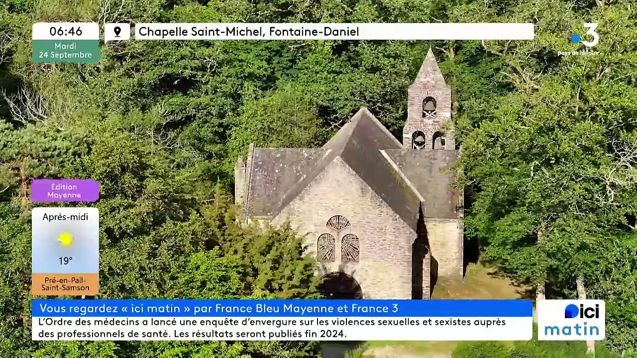 24/09/2024 - Le 6/9 de France Bleu Mayenne en vidéo