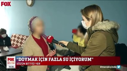 "DOYMAK İÇİN SU İÇİYORUZ"