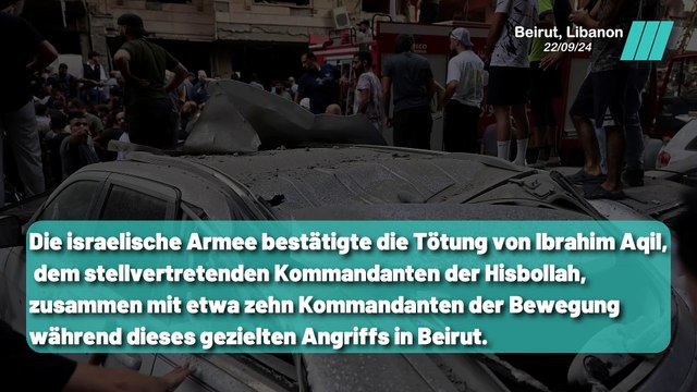 Hisbollah Nummer 2 bei israelischem Angriff getötet