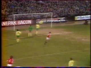 NORWICH.CITY  - MANCHESTER.U - 1980 - SAISON  1980/1981 -