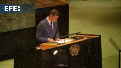 Télécharger la video: Pedro Sánchez participó en la Cumbre del Futuro, preludio de la Asamblea General de la ONU