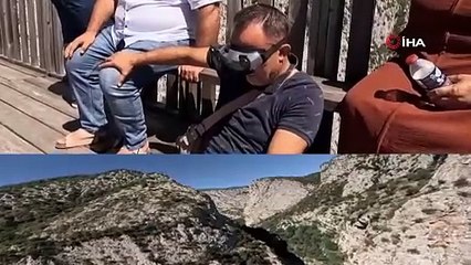 İşte UFO gören gerçek köylü: Türkiye'nin dev kanyonunda komik anlar