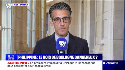 L'insécurité au bois de Boulogne "est un sujet qui n'est pas nouveau", explique le maire 16e arrondissement de Paris après la découverte du corps de Philippine