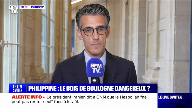 L'insécurité au bois de Boulogne est un sujet qui n'est pas nouveau , explique le maire 16e arrondissement de Paris après la découverte du corps de Philippine