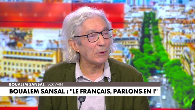 Boualem Sansal, écrivain et auteur de l'ouvrage Le français, parlons-en! , décrit le processus d'islamisation qui, selon lui, pose problème