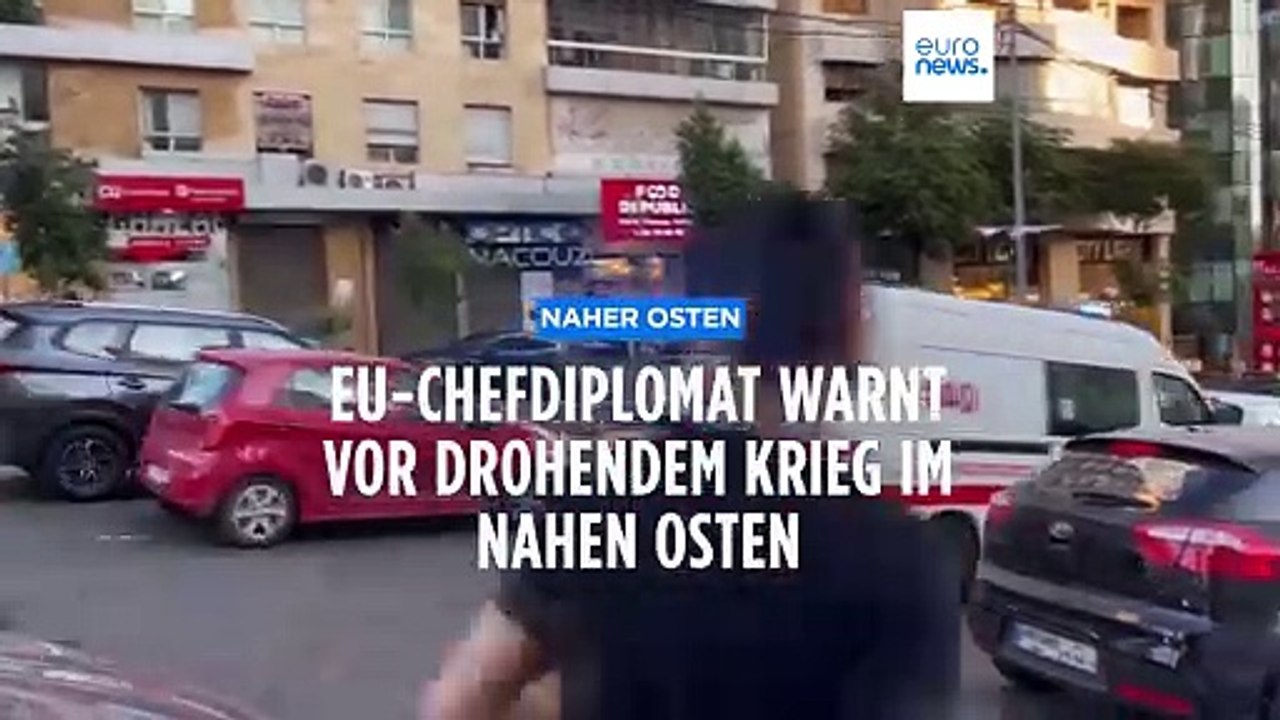 EU-Spitzendiplomat warnt auf UN Generalversammlung: Israel und Hisbollah: 'kurz vor einem ausgewachsenen Krieg'