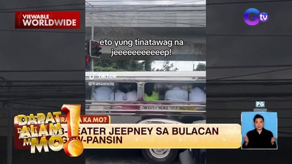 33-seater na jeepney, agaw-pansin sa kalsada! | Dapat Alam Mo!