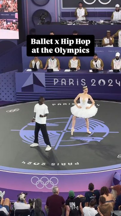 "Ballet Meets HipHop At The Paris 2024 Olympics Follow For More Videos Have Trending reels"...!!