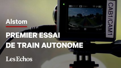 Les images de l’essai du 1er train autonome d’Alstom en Allemagne