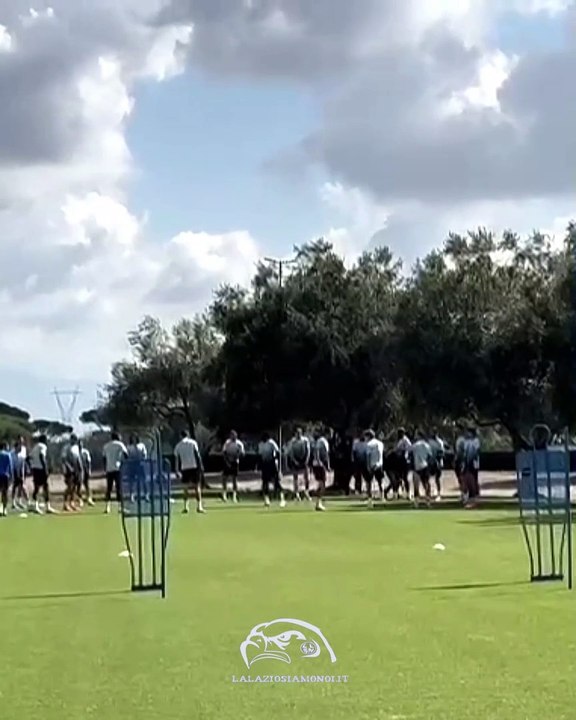 Formello, l'allenamento verso la Dinamo Kiev