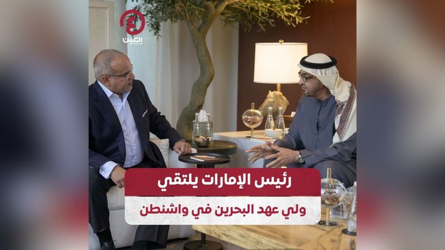 رئيس الإمارات يلتقي ولي عهد البحرين في واشنطن