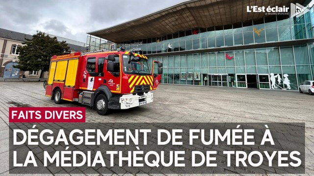La médiathèque de Troyes fermée suite à un dégagement de fumée ce mardi 24 septembre