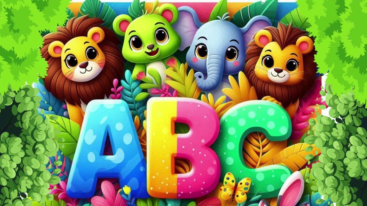 "Jungle Animal Alphabet Song for Toddlers (1-3 years) | Learn ABCs with Animal Phonic Song"