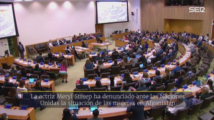 Meryl Streep ante la ONU: "Una ardilla tiene más libertad que una mujer en Afganistán"