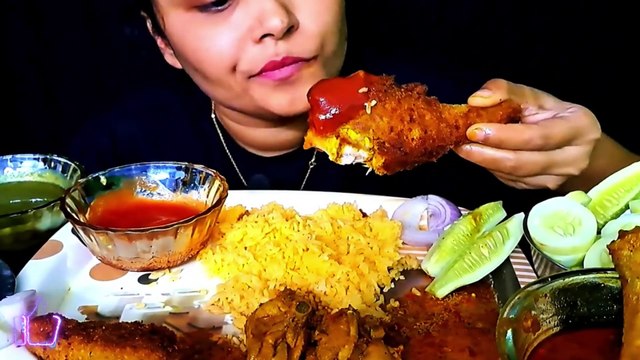Mukbang Eating The WORLD'S SPICIEST Chicken Curry With Rice Mukbang And Salads Eating Show !